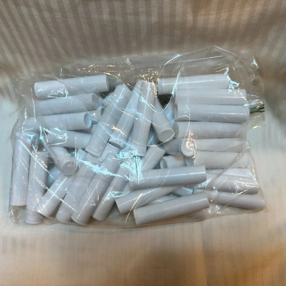BRAND NEW! LOT OF 50 VANILLA LIP BALM - WEDDINGS, BABY SHOWERS, PARTIES, ETC.